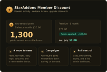 StarAddons Member Discount StarAddons Member Discount